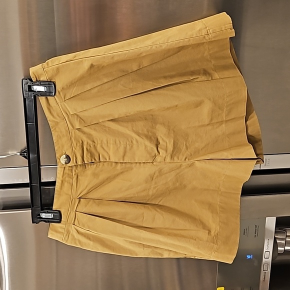 💕DOEN💕 Jade Short ~ High Waisted Cotton Poplin Shorts Bay Leaf 10 NWT - Picture 7 of 12